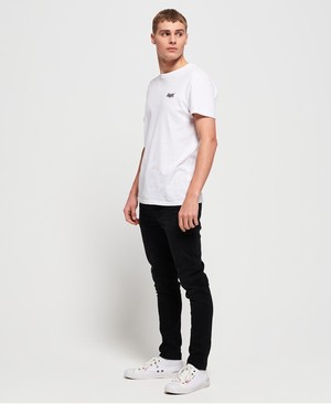 Superdry Travis Skinny Férfi Farmer Fekete | KVTXW5782